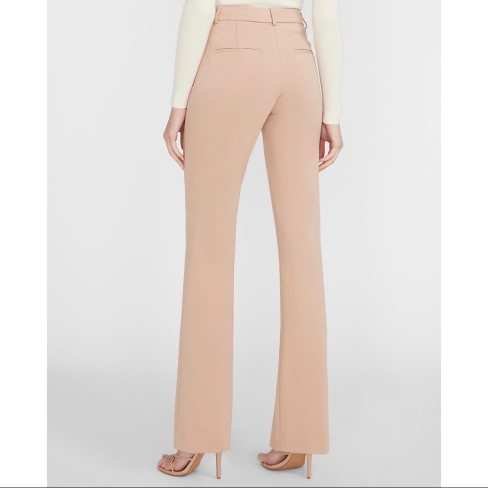 EXPRESS Mid Rise Knit Curvy Bootcut Pant - Picture 13 of 13